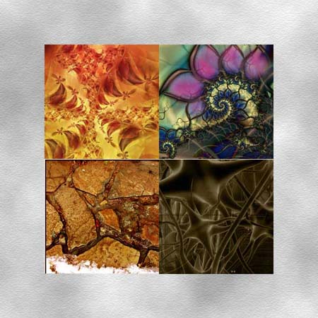 Added a gradient, applied painting effects, changed the color balance and applied sepia tone to images